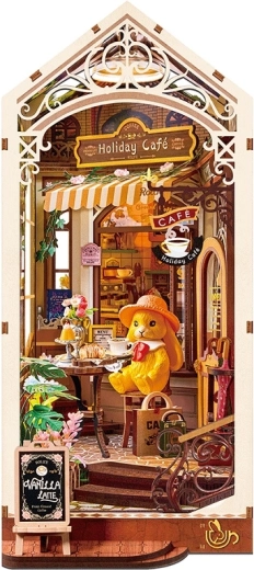 RoboTime 3D puslespil bogstøtte – ferie-café