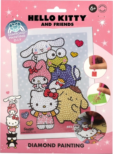 Hello Kitty diamantmaling efter tal til børn