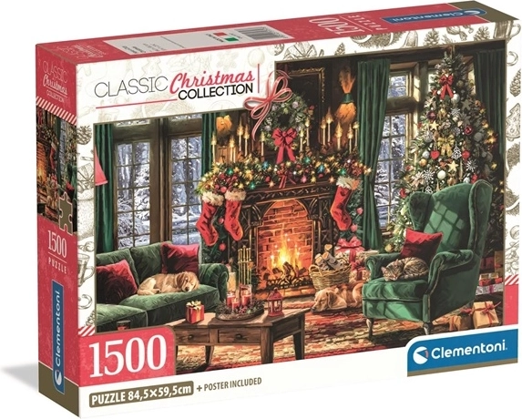 Clementoni-puslespil Have a Cozy Christmas med 1500 brikker