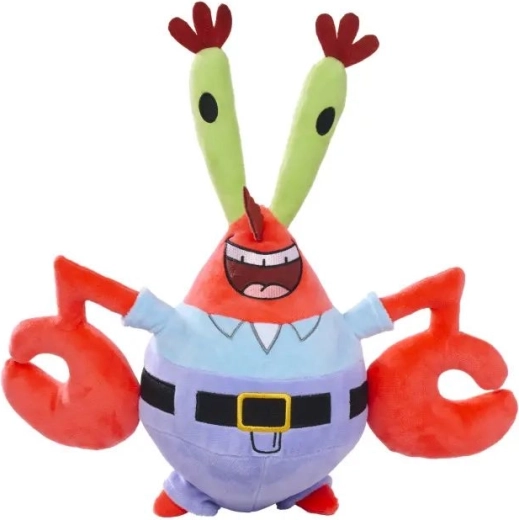 Plysfigur Hr. Krab fra serien SvampeBob Firkant, 35 cm