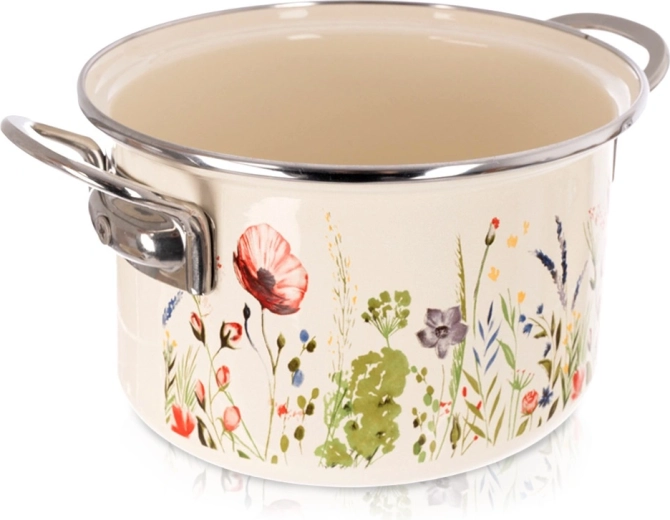 Emaljeret gryde creme Maki 20 cm, 3 l
