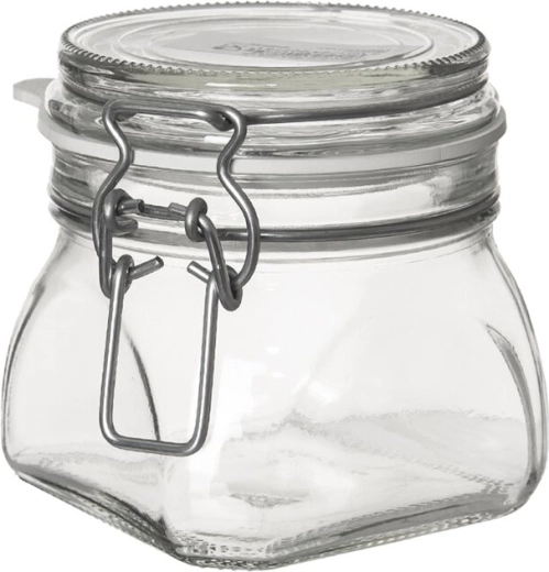 Glaskrukke med kliplåg Gothika 0,5 l