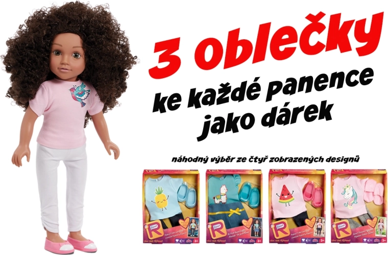 Dukken Mia med tøj