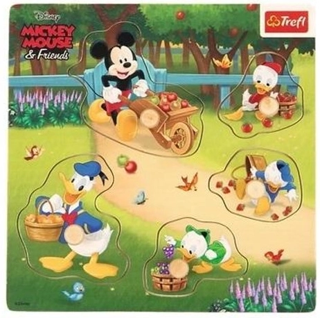 Trefl mini træpuslespil Mickey Mouse