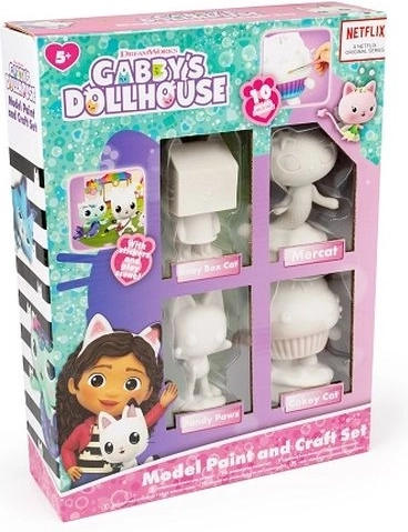 Spin Master Gabby’s Dollhouse kreativt sæt til maling af figurer