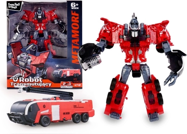 Brandbil og robot