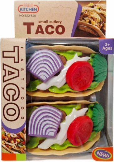 Køkkensæt med plasttacos til børn