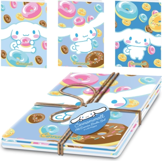 Cinnamoroll sæt med A5-hæfter (3 stk.)