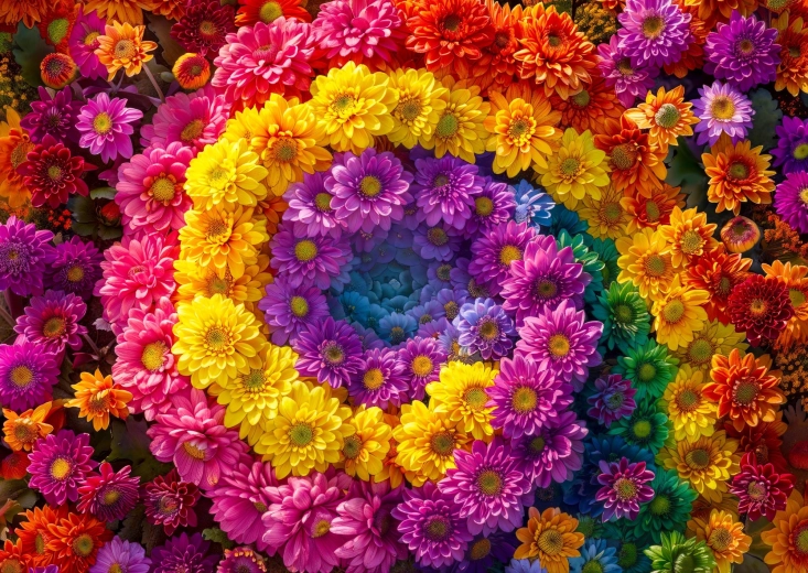 Enjoy puslespil Blomsterhvirvel 1000 brikker