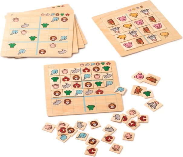 Toys for Life træ-sudoku med dyr