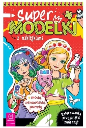 Supermodeller – malebog med klistermærker: dyrevenner
