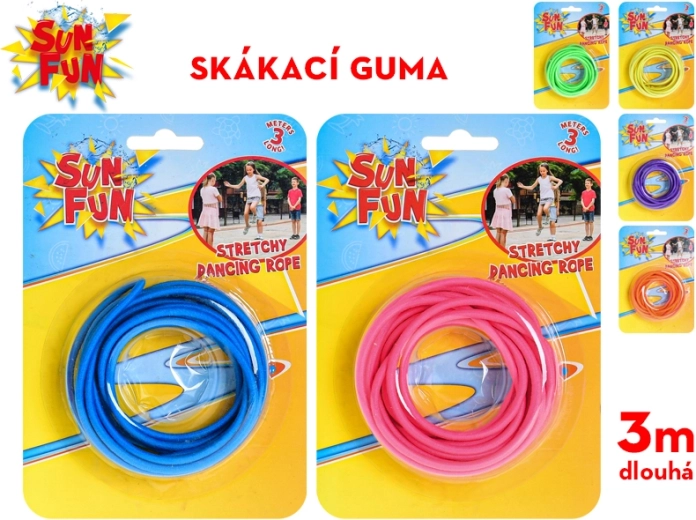 Hoppeelastik Sun Fun 300 cm – børneelastik til hop i 6 farver
