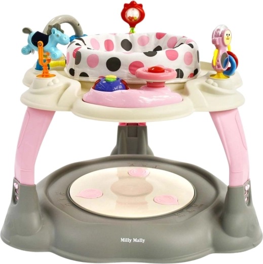 Milly Mally aktivitetscenter Twist pastel dots