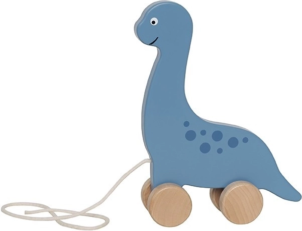 Jabadabado træklegetøjsdinosaur blå
