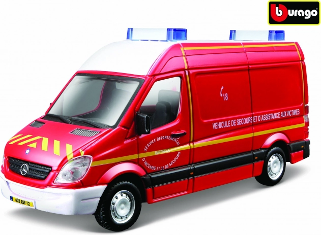 Metalmodel Mercedes‑Benz Sprinter 1:50 fra Bburago