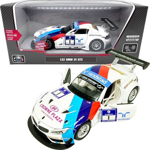 Metalmodel 1:32 BMW Z4 GT3 – hvidt design