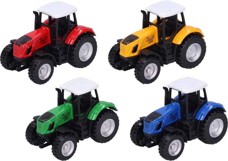 Traktor med tilbagetræksfunktion 7,8 cm - 1 stk.
