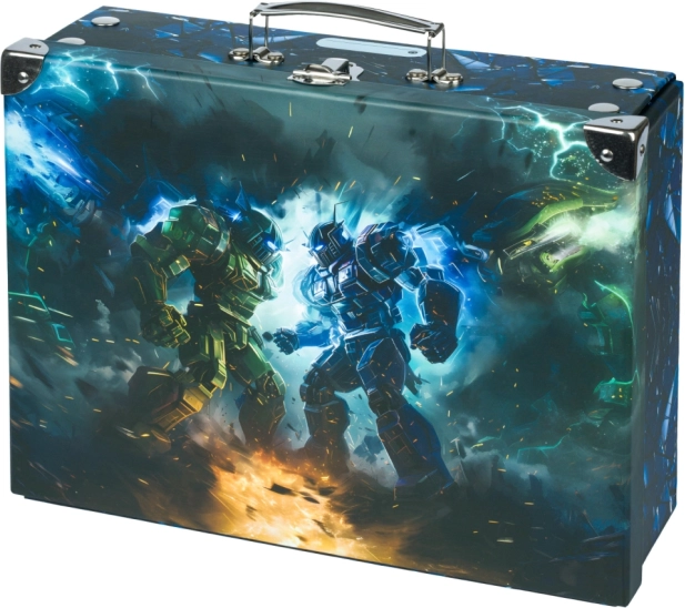 Sammenklappelig skolekuffert Robotter