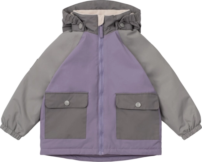 Leokid overgangsjakke lilac gray str. 80 (12–18 måneder)