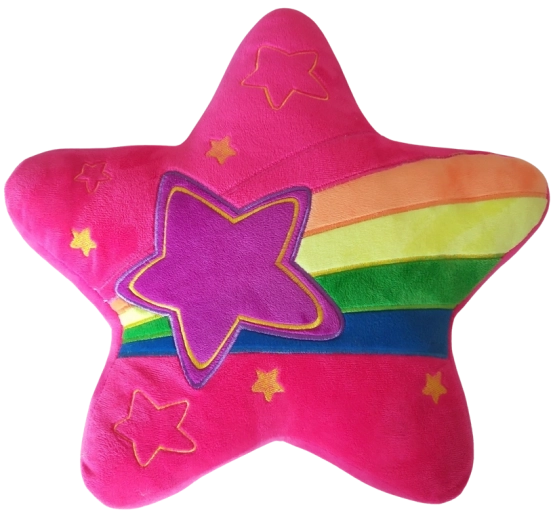 Stjerneformet pude 38 cm