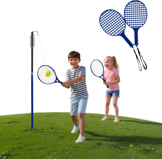 Movepro speedball tennis på stang med 2 ketchere