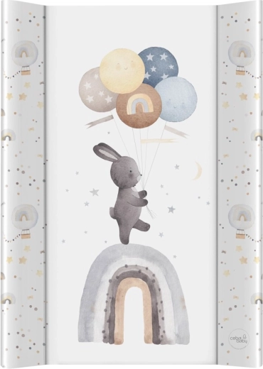 Ceba Baby puslepude med fast plade 50 × 70 cm Basic Rainbow Walk