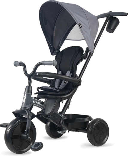 Qplay trehjulet cykel Elite Platinum grå
