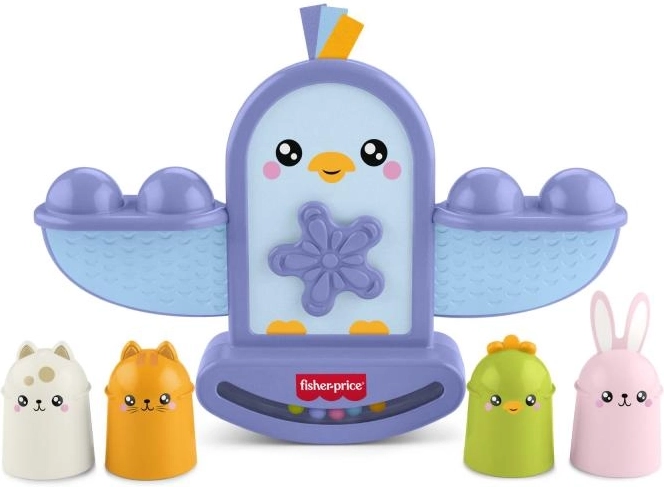 Fisher-Price vippefugl med dyre-puslespil