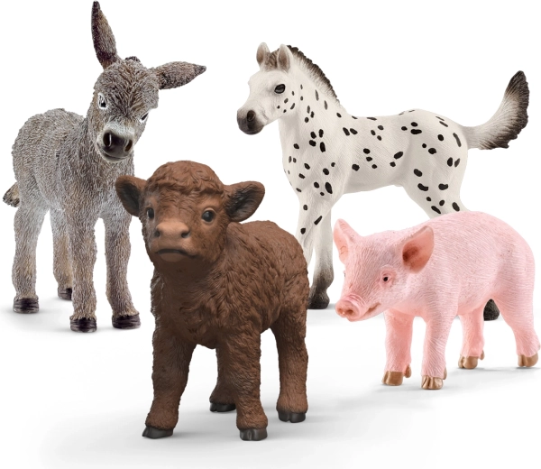 Schleich Farm World unger på gården – figursæt
