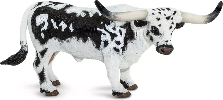 Figur af Texas longhorn-kvæg Safari Ltd.