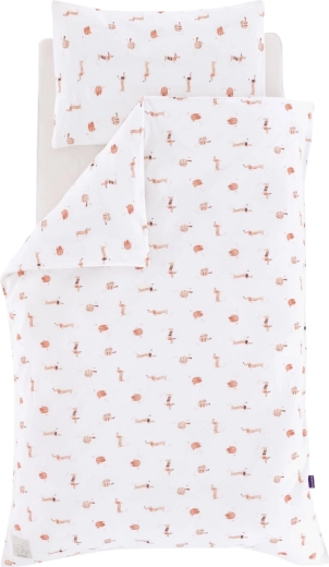 Träumeland jersey sengetøj 135 × 200 cm + 80 × 80 cm cats & dogs