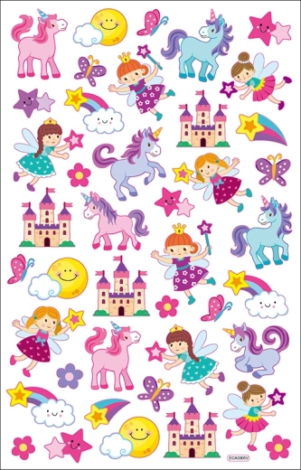 Klistermærker 35 stk – feer