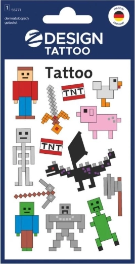 Pixel-tatoveringer til børn