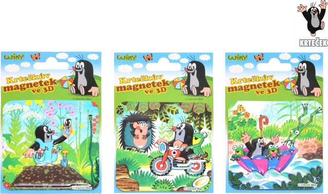 Magnet 3D Muldvarpen plast