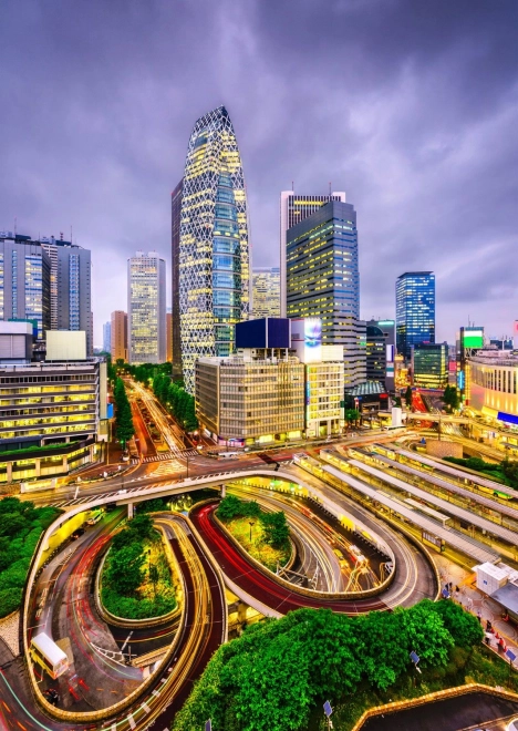 Puslespil Nishi-Shinjuku-kvarteret, Tokyo 1000 brikker