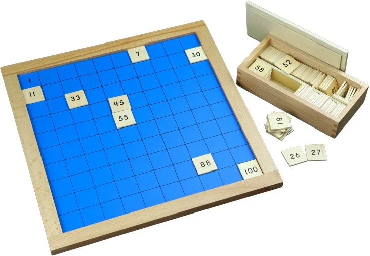 Moyo Montessori-tavle med tallene 1-100