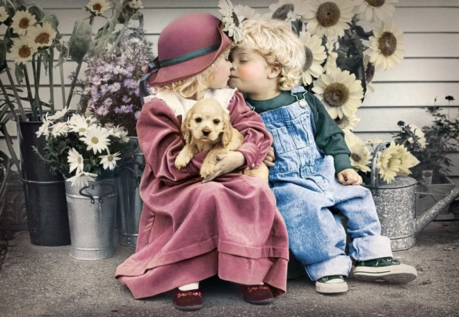 Puslespil 1000 brikker Første kærlighed