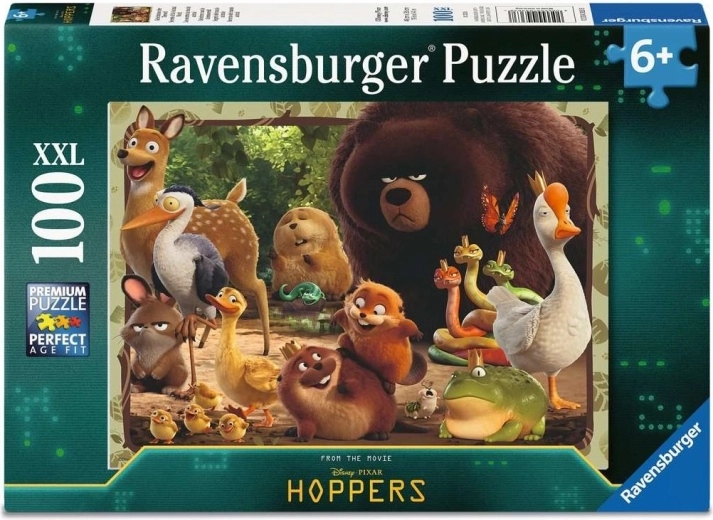 Ravensburger-puslespil Et spring ud i vildmarken XXL, 100 brikker