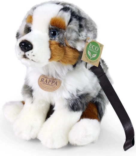 RAPPA plysbamse australsk hyrdehund siddende 27 cm ECO-FRIENDLY