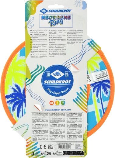 Schildkröt neopren-frisbee – flyvering 24 cm