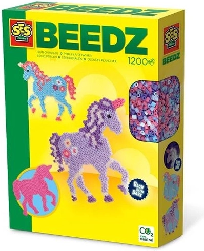 SES Creative Beedz strygeperler – fantasiheste og enhjørninger (1200 stk.)