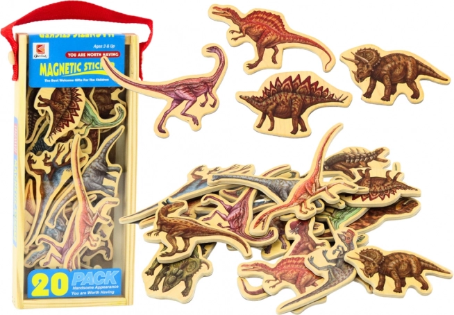 Træmagnetdyr, sæt med 20 styk
