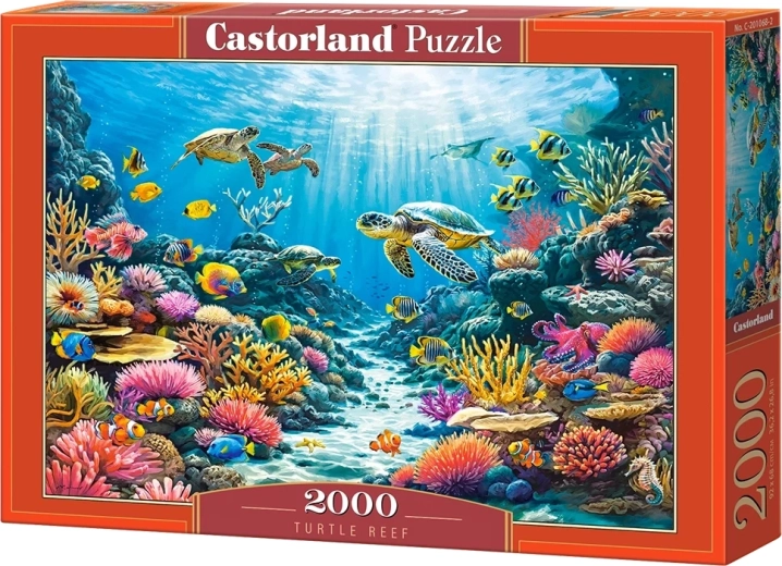Castorland-puslespil Skildpadde-rev, 2000 brikker