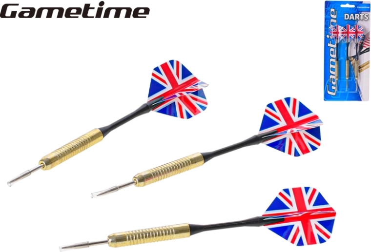 Gametime metalpile 15 cm, 3 stk.