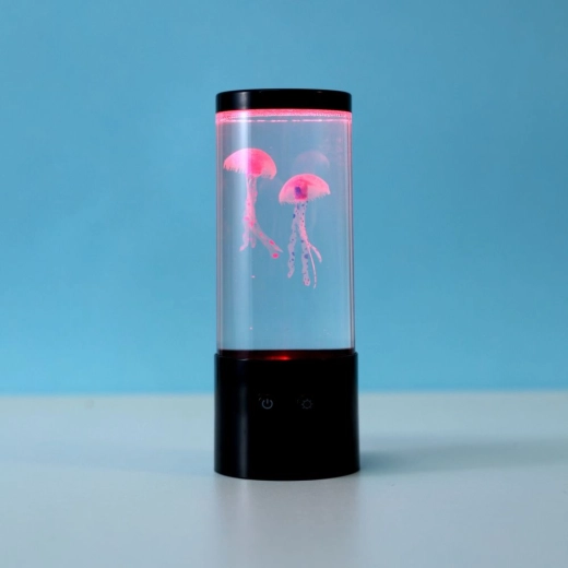 LED-lampe med svævende vandmænd