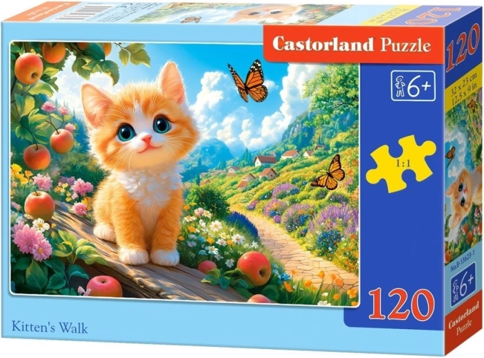 Castorland puslespil killing på gåtur (120 brikker)