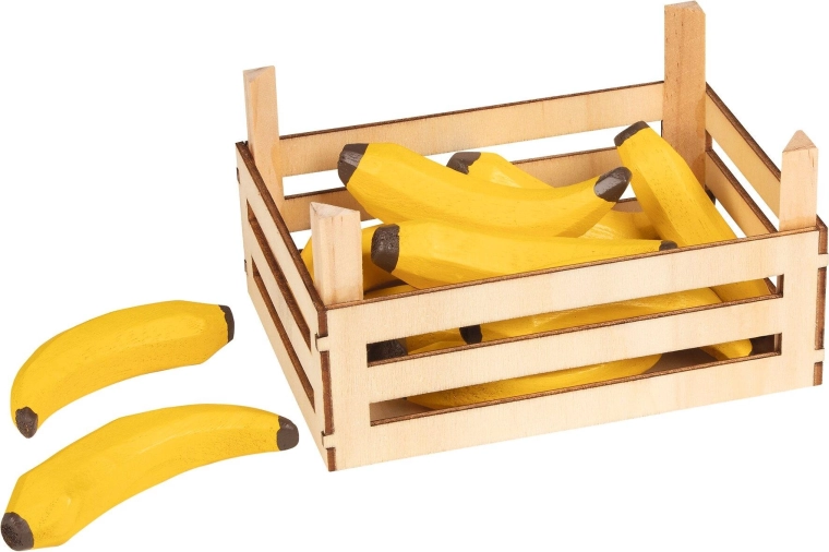 Trækasse med bananer (træsæt)