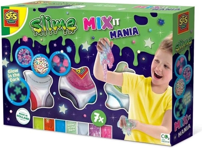 SES Creative Slime Mix it Mania-sæt til at blande slim