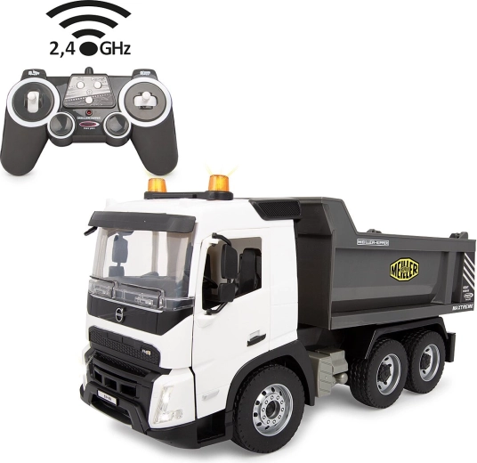 Fjernstyret Volvo FMX Meiller-dumper 1:20