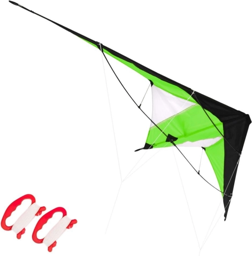 Akrobatisk drage grøn 120 × 50 cm